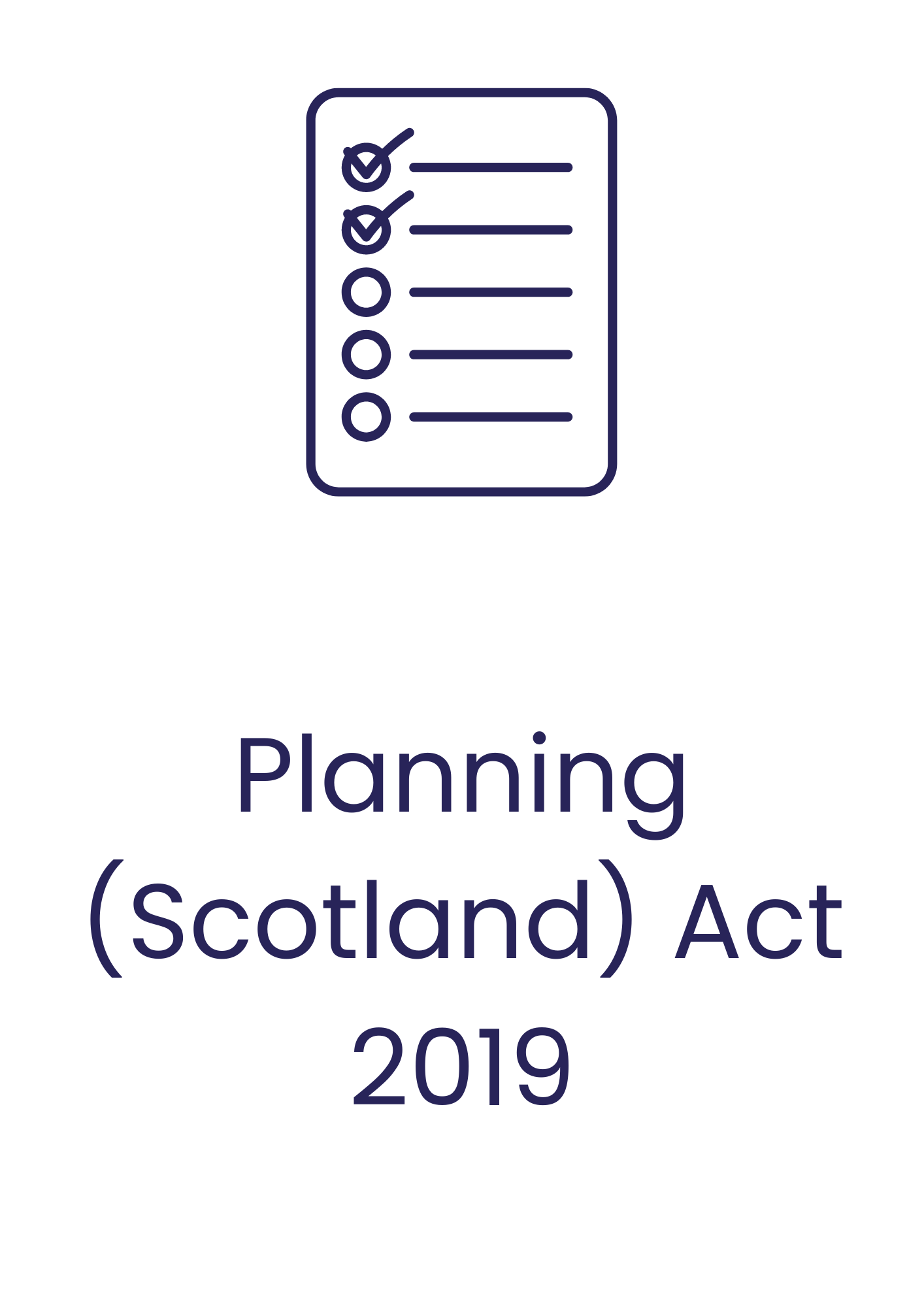 Planning (Scotland) Act 2019
